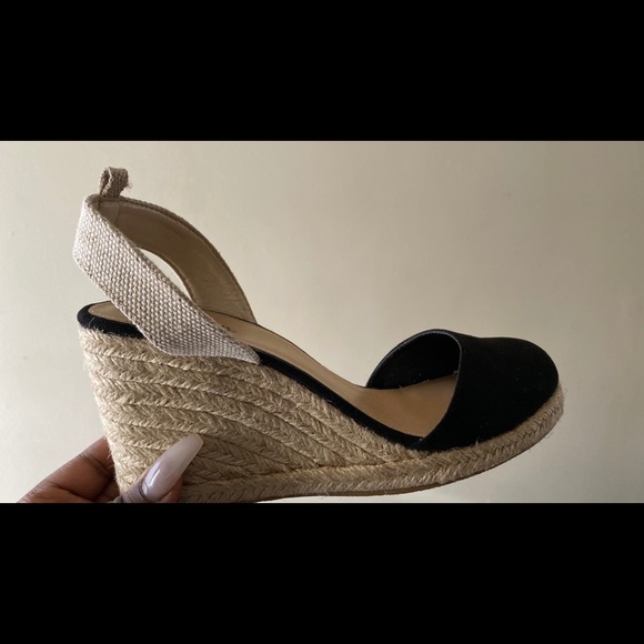 JustFab Shoes Closed Toe Velvet Espadrilles Poshmark